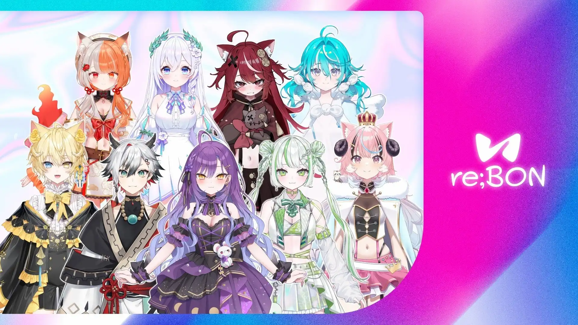 碧依さくら率いるVTuber事務所「re;BON」が1期生9名のデビューを発表、AOI SAKURA Live Tour 2025「4LDK」公演内でボイス最速公開し9月下旬より順次デビュー配信を実施