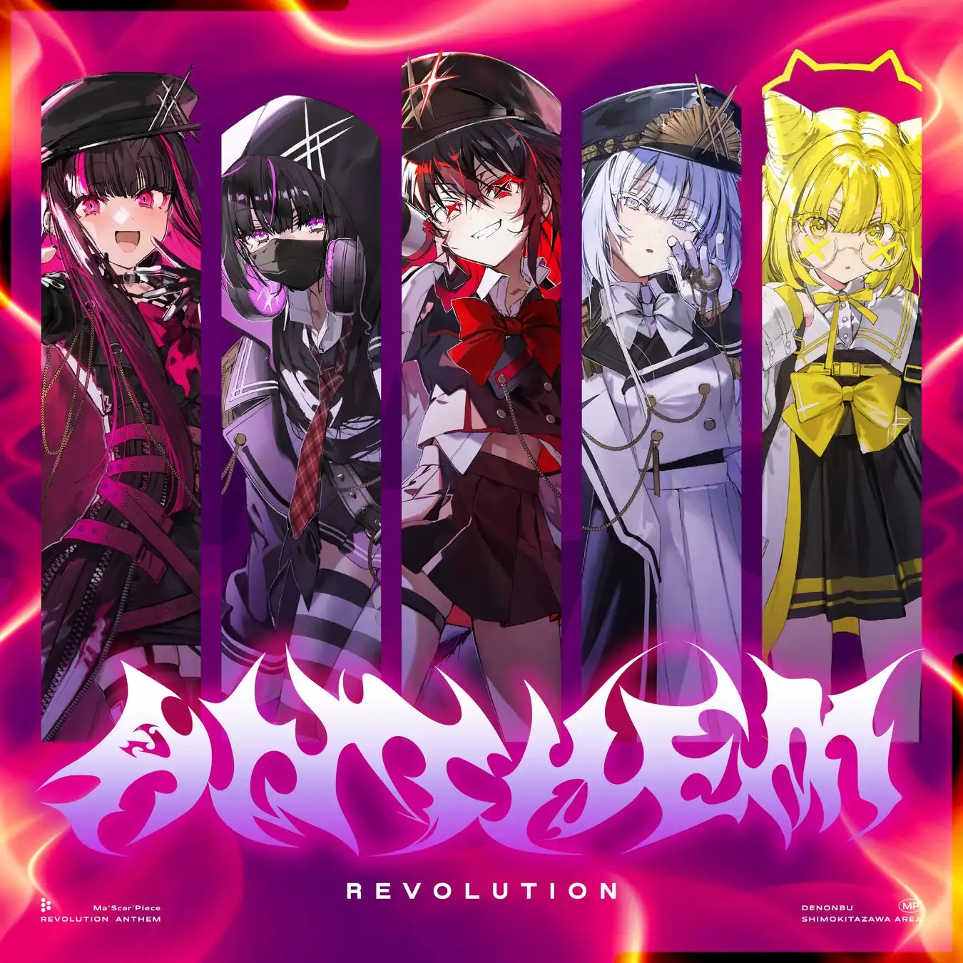 Ma’Scar’Pieceが新曲「REVOLUTION ANTHEM」を7月11日に配信リリース、令和トランスアイドルが手がけるスピード感溢れる真夏のアンセム