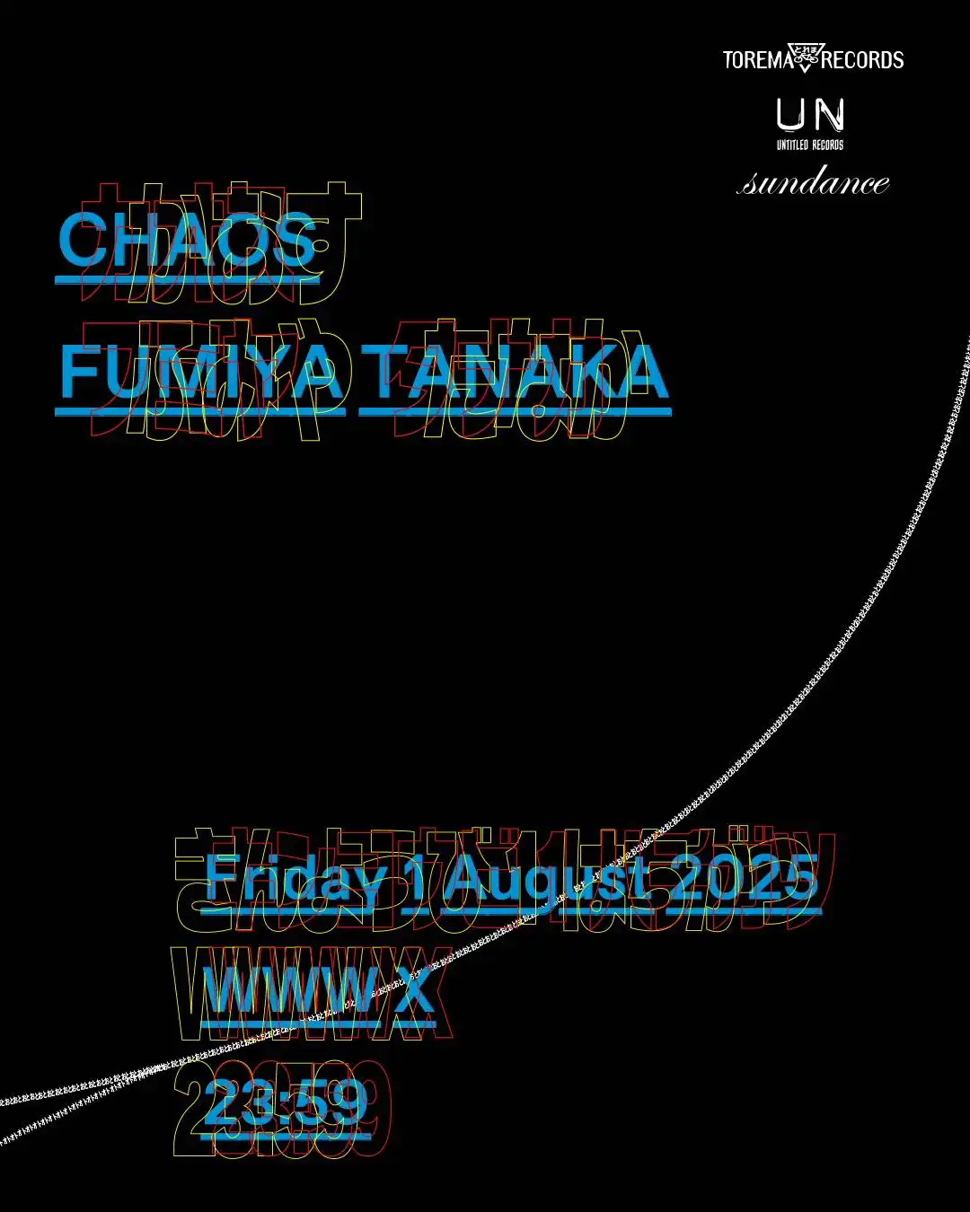 「CHAOS」が8月1日に開催｜料金やチケット、出演者などを紹介