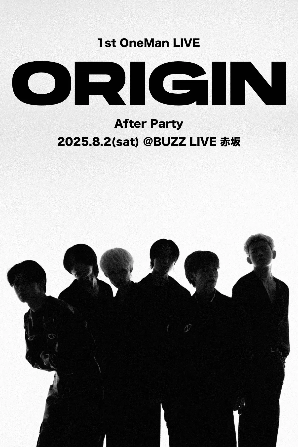 「1st OneMan LIVE ORIGIN After Party」が8月2日に開催｜料金やチケット、出演者などを紹介