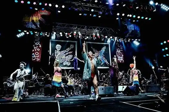 大阪・関西万博でいのちミュージックフェスが8月9日・10日開催、渋さ知らズオーケストラとKURAGE Bandがコラボパフォーマンスを披露