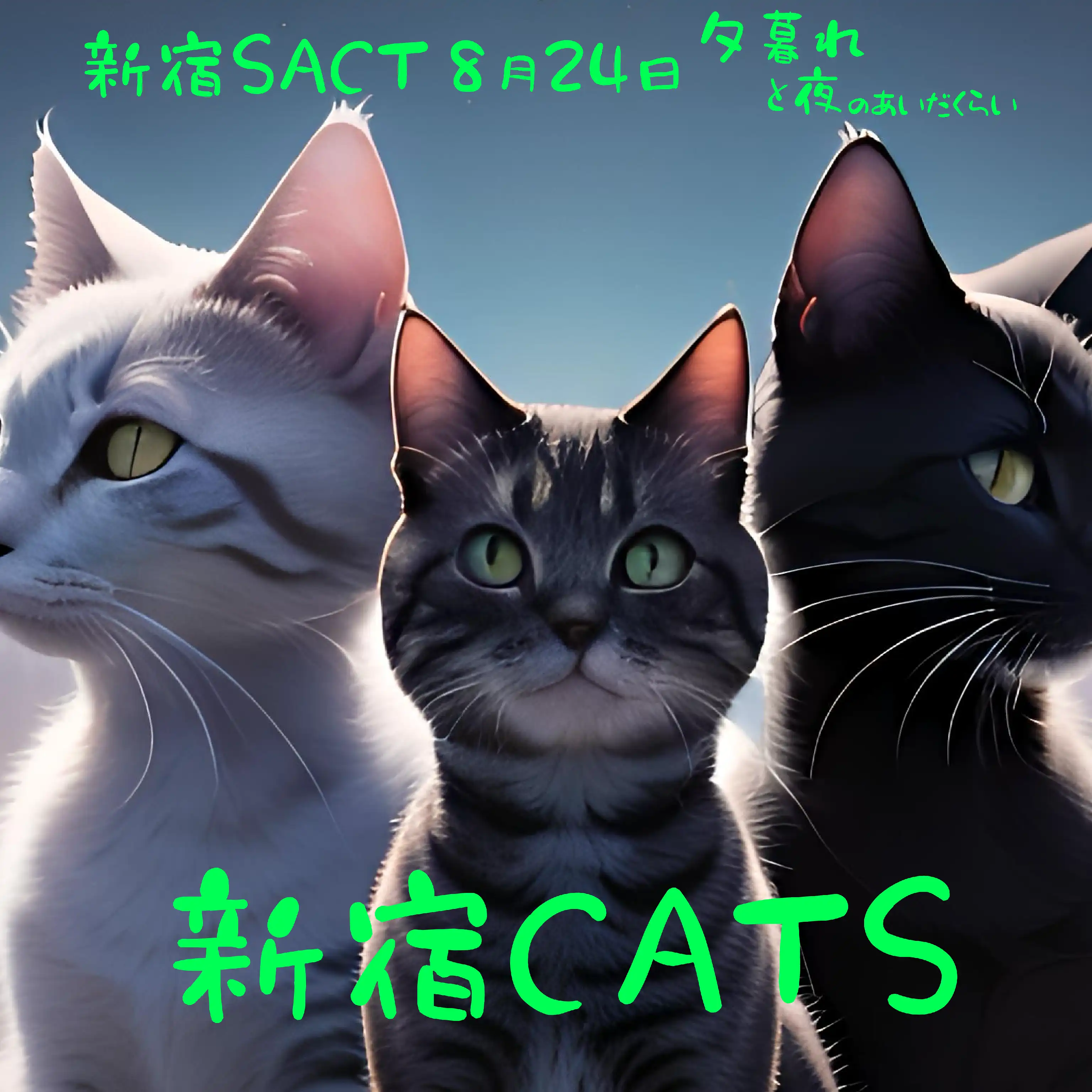 名曲酒場「新宿CATS」が8月24日に開催｜料金やチケット、出演者などを紹介