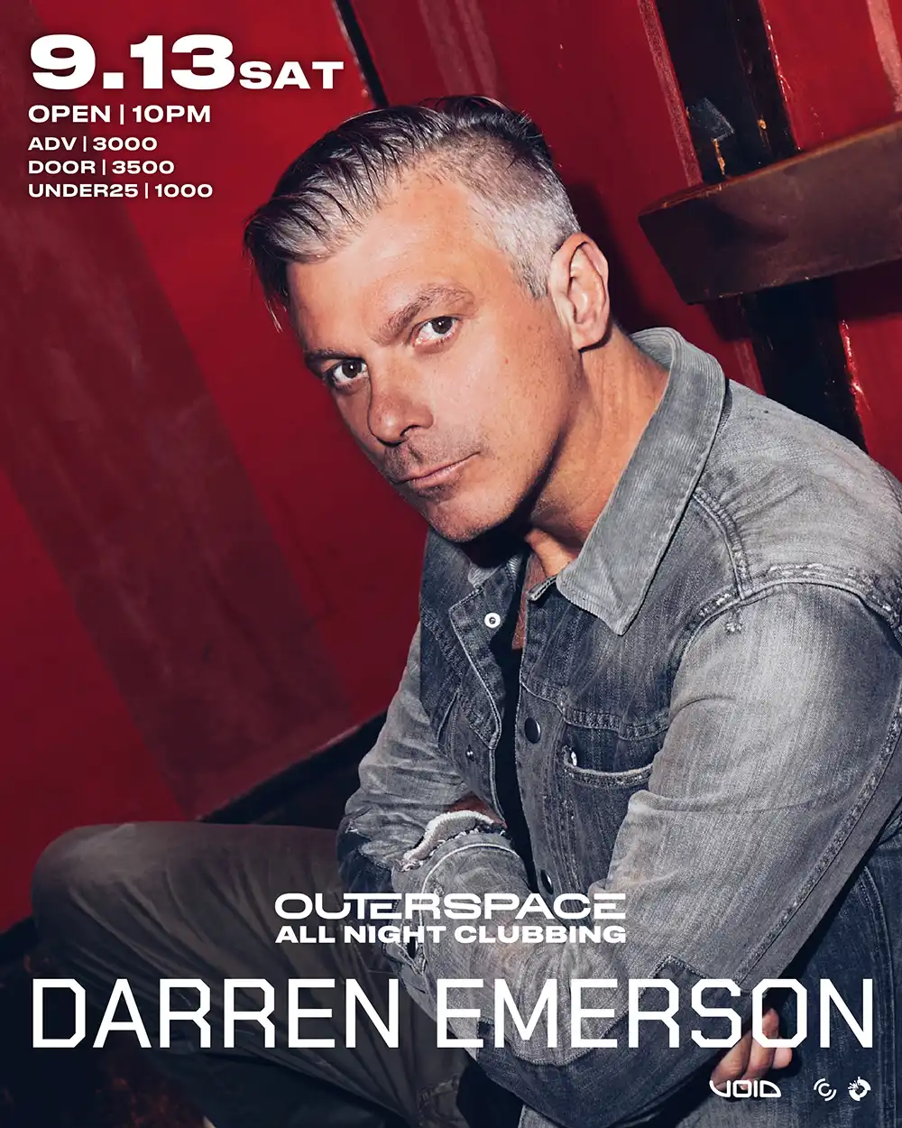 「Darren Emerson」が9月13日に開催｜料金やチケット、出演者などを紹介